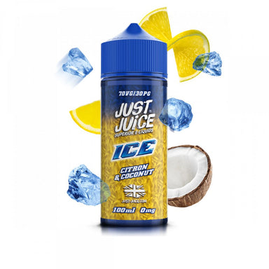 Citron & Coconut On Ice Shortfill by Just Juice. - 100ml-Supergood.
