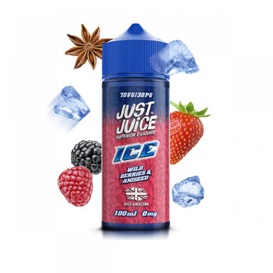 Wild Berries & Aniseed Ice Shortfill by Just Juice. - 100ml-Supergood.