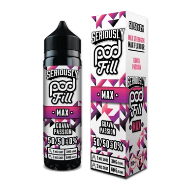 Guava Passion Max Shortfill by Seriously Pod Fill. - 40ml-Supergood.