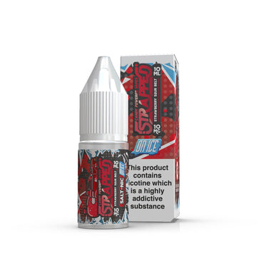 Strawberry Sour Belt Nic Salt by Strapped Salts On Ice. - 10ml-Supergood.
