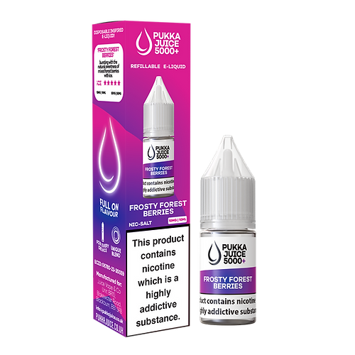 Frosty Forest Berries 5000+ by Pukka Juice. - 10ml