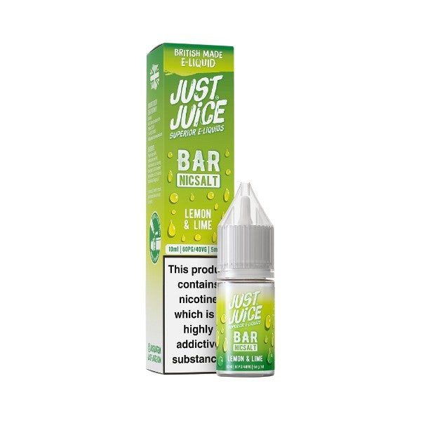 Lemon & Lime Bar Salt Nic Salt by Just Juice. - 10ml-Supergood.