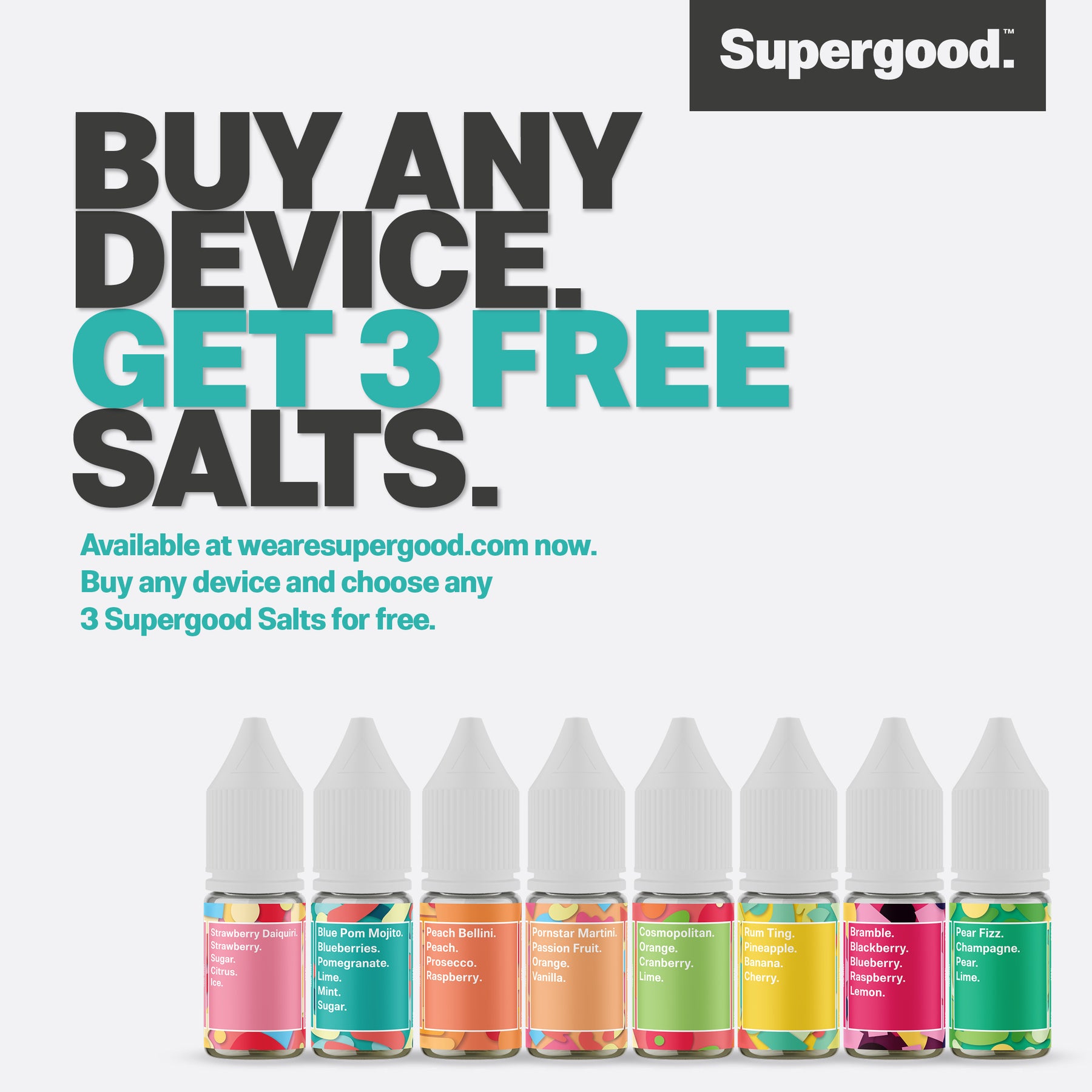 Buy Any Device. Get 3 Free Salts.