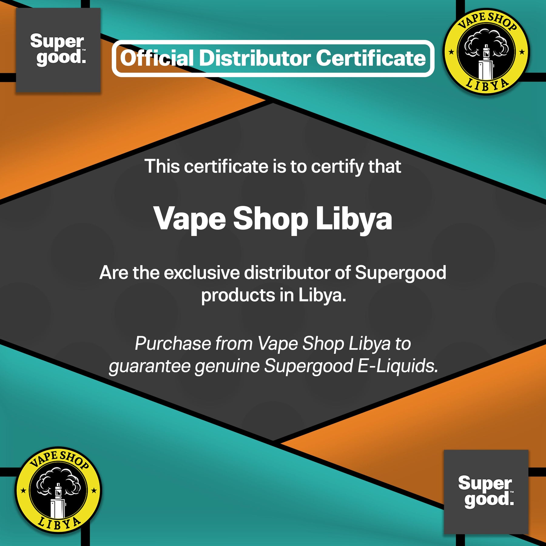 Supergood x Vape Shop Libya