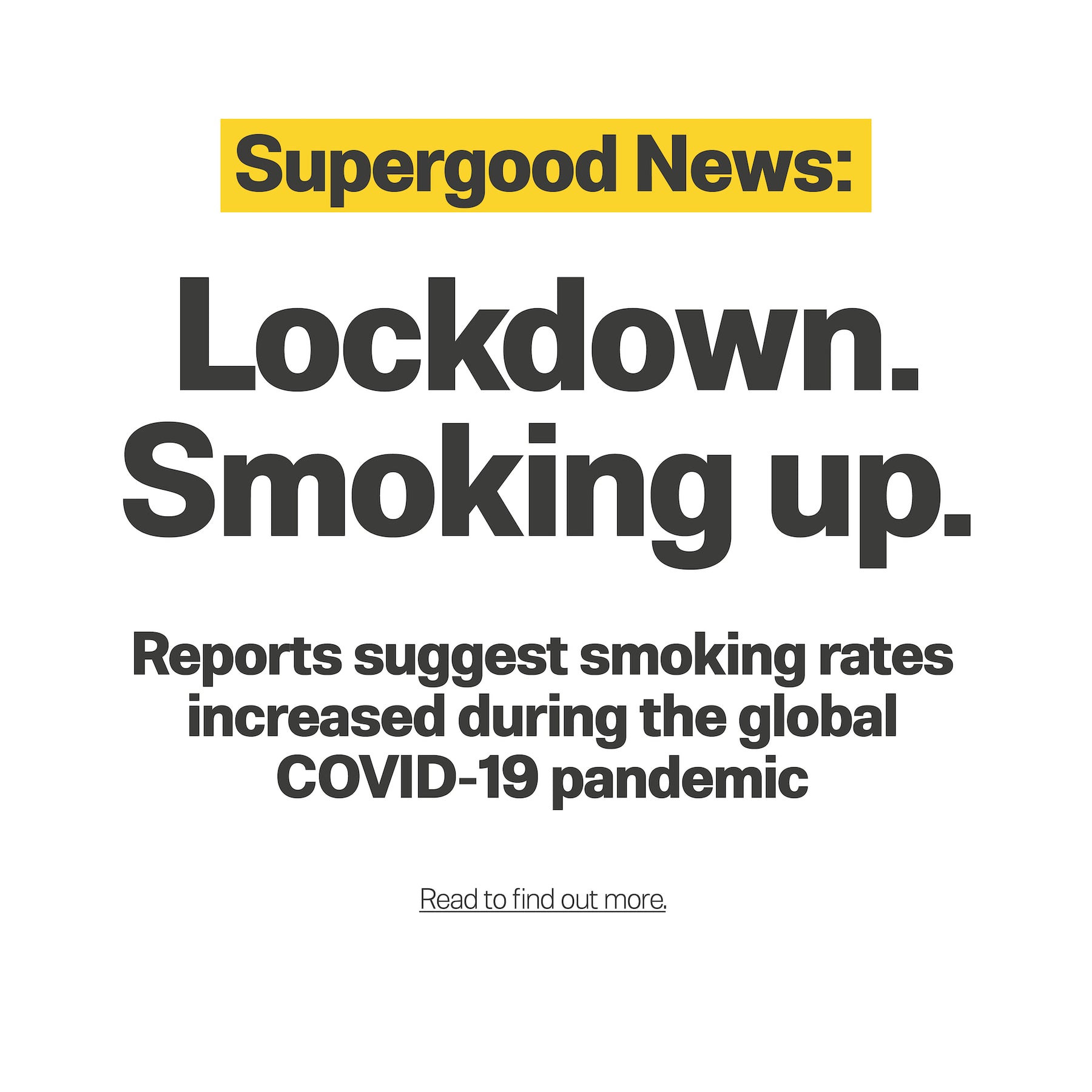 A Pandemic-sized Smoking Increase
