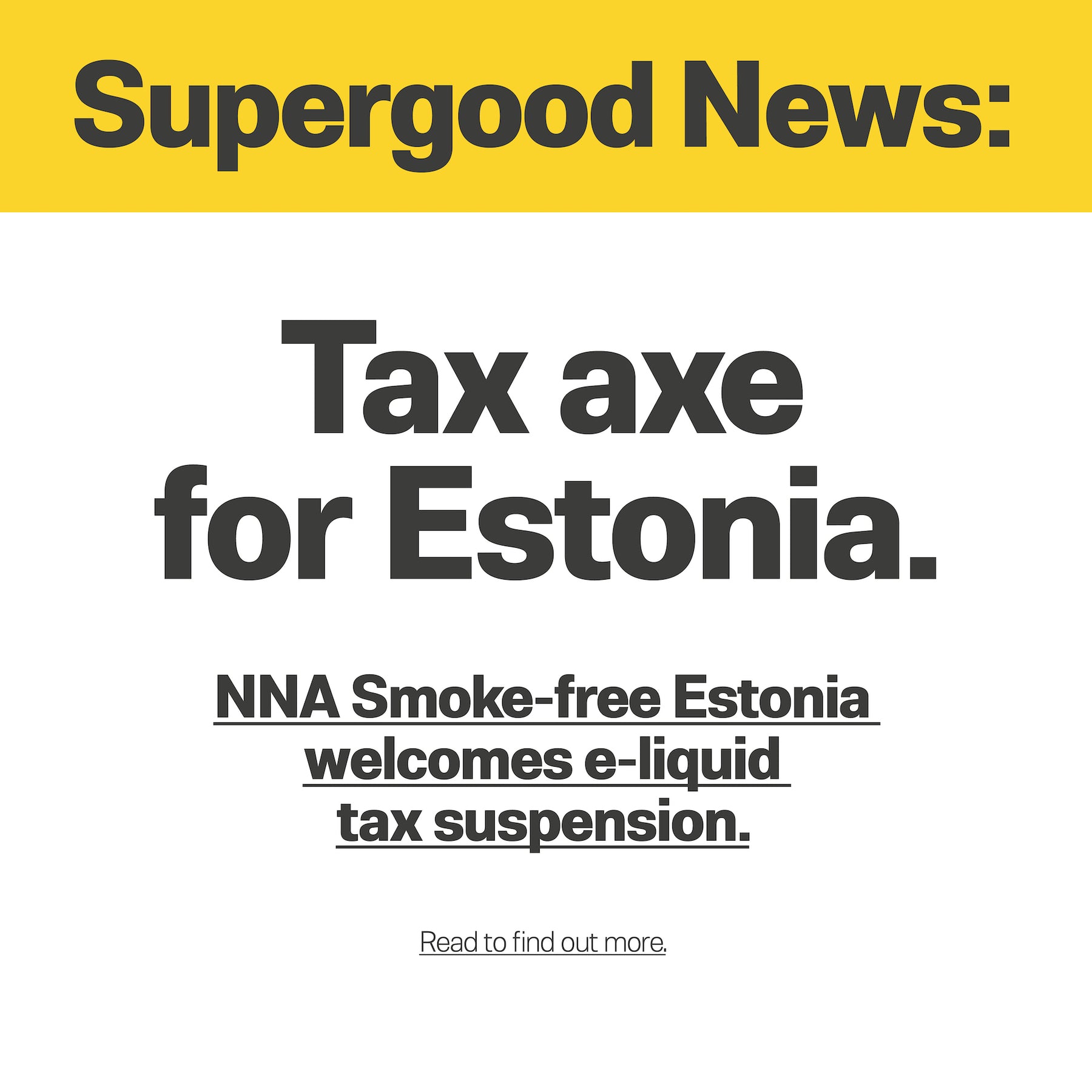 Tax Axe For Estonia