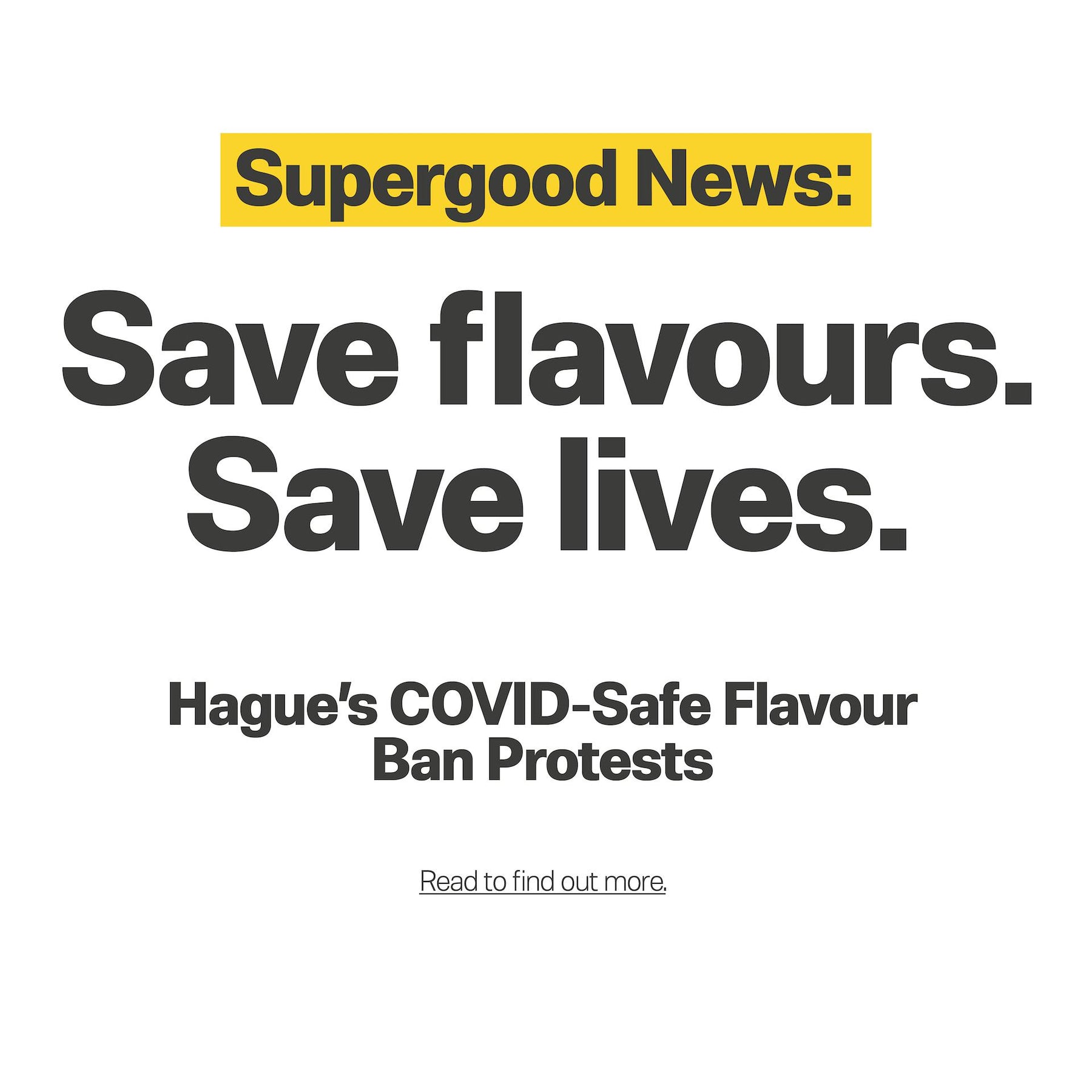 Hague’s COVID Safe Flavour Ban Protests