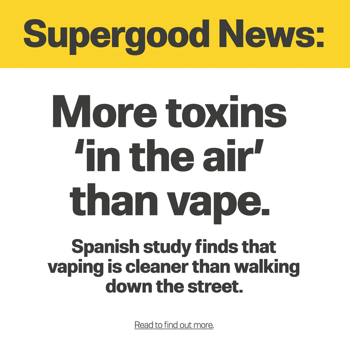 More toxins 'in the air' than vape.