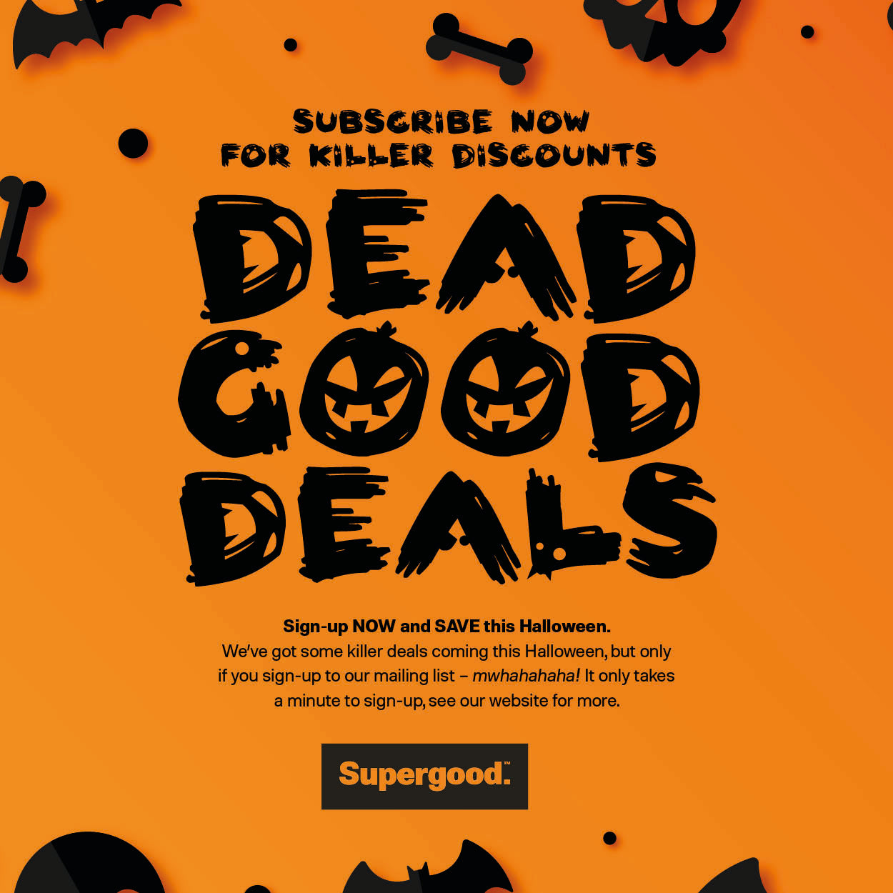 Dead Good Deals.