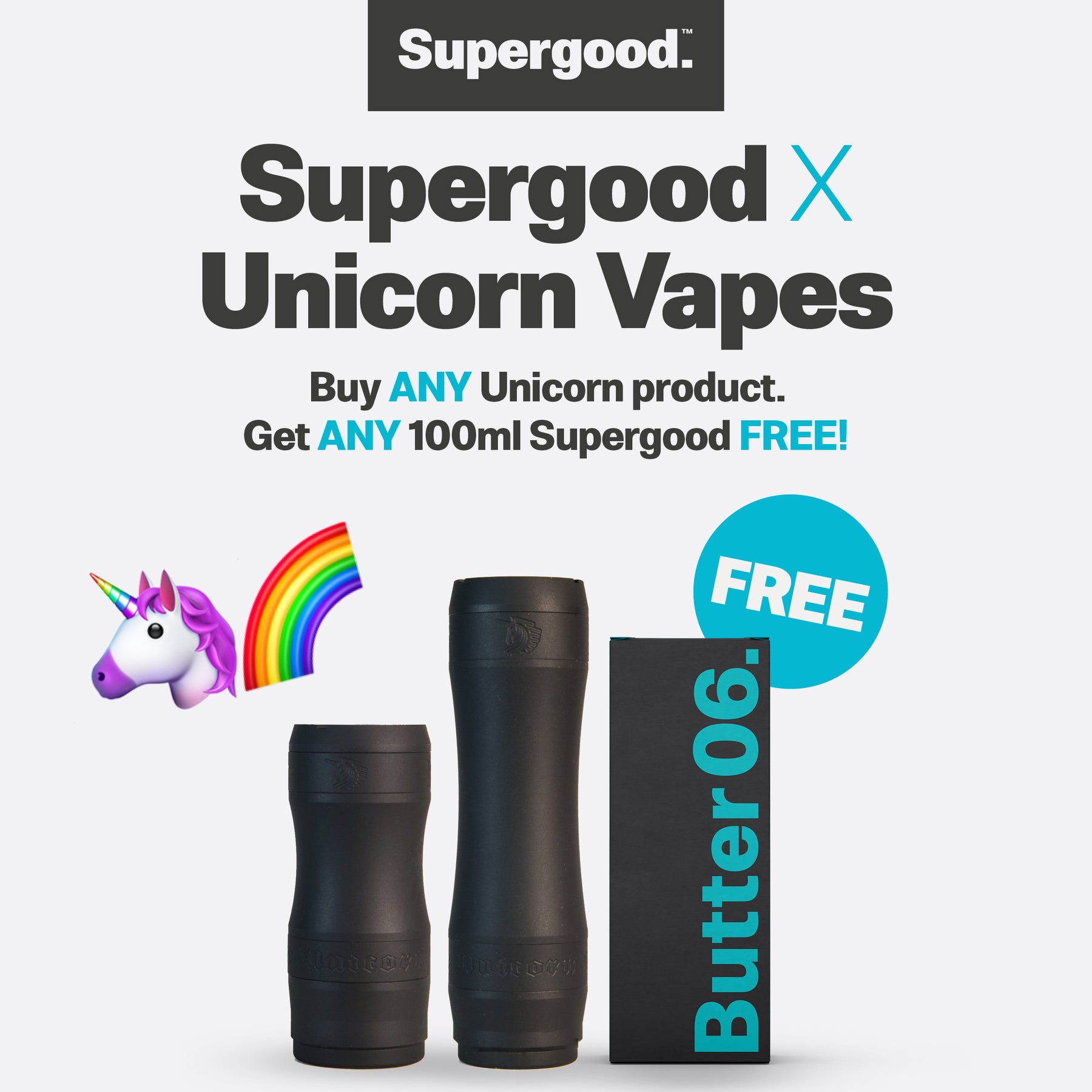 Supergood x Unicorn Vapes Free 100ml