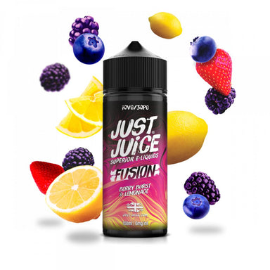 Fusion Berry Burst & Lemonade Shortfill by Just Juice. - 100ml-Supergood.