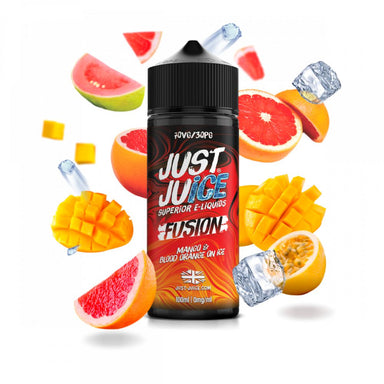 Fusion Mango & Blood Orange On Ice Shortfill by Just Juice. - 100ml-Supergood.