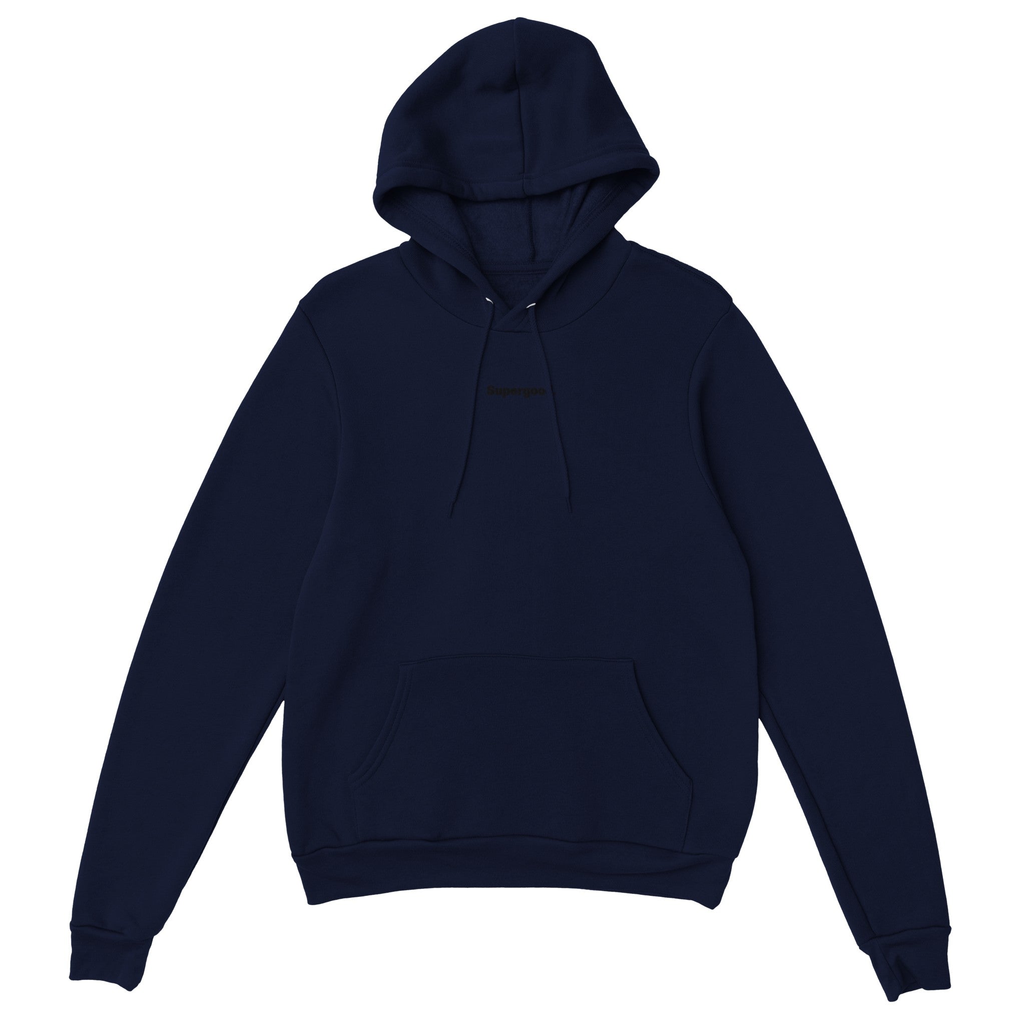 Embroidered Logo Hoodie by Supergood.-Supergood.