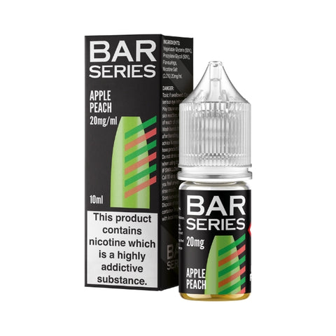 Apple Peach Nic Salt by Bar Series Core. - 10ml