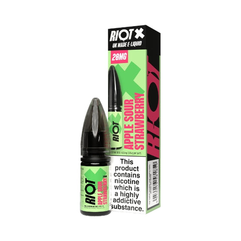 Apple Sour Strawberry Nic Salt by Riot X. - 10ml