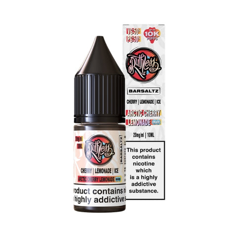 Arctic Cherry Lemonade On Ice Nic Salt by Ruthless Bar Saltz. - 10ml