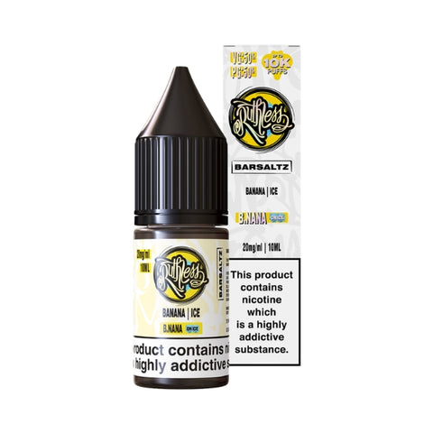 B.Nana On Ice Nic Salt by Ruthless Bar Saltz. - 10ml
