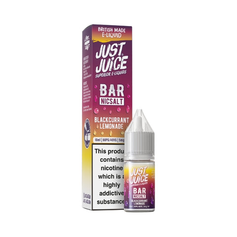 Blackcurrant Lemonade Nic Salt by Just Juice Bar. - 10ml