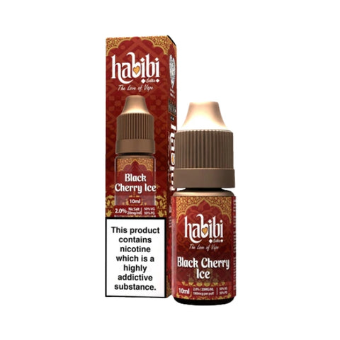 Black Cherry Ice Nic Salt by Habibi. - 10ml