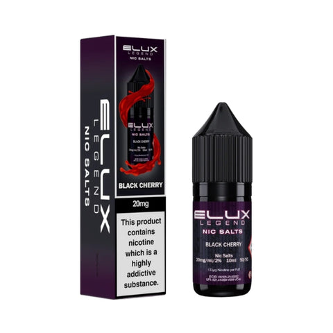 Black Cherry Nic Salt by Elux. - 10ml