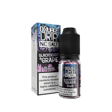 Blackberry & Grape Nic Salt by Double Drip. - 10ml-Supergood.