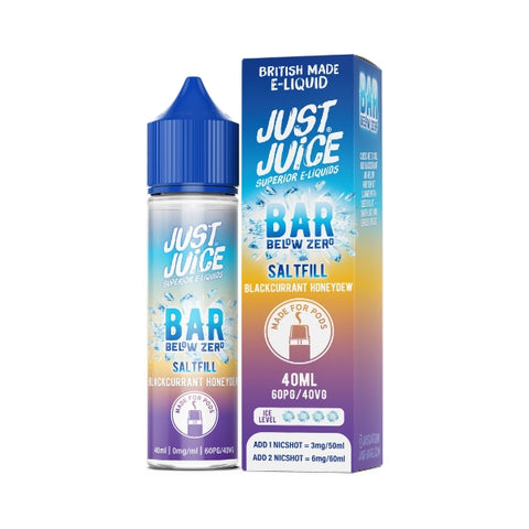 Blackcurrant Honeydew Saltfill by Just Juice Bar Below Zero. - 40ml