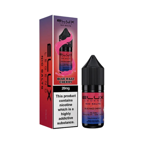 Blue Razz Cherry Nic Salt by Elux. - 10ml