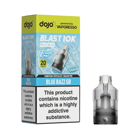 DOJO BLAST 10K Fresh Prefilled Pod by Vaporesso.