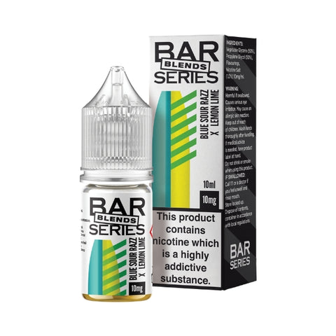 Blue Sour Razz x Lemon Lime Nic Salt by Bar Series Blends. - 10ml