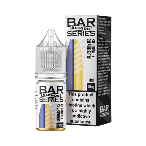 Blueberry ice x Mango Ice Nic Salt by Bar Series Blends. - 10ml