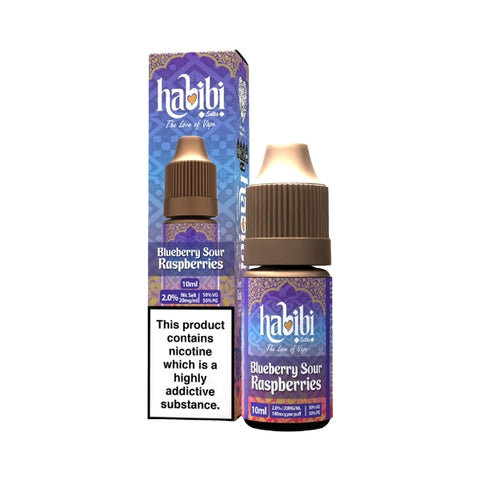 Blueberry Sour Raspberries Nic Salt by Habibi. - 10ml
