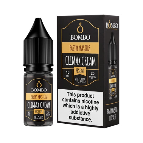 Climax Cream Reserve Nic Salt by Bombo Pastry Masters. - 10ml
