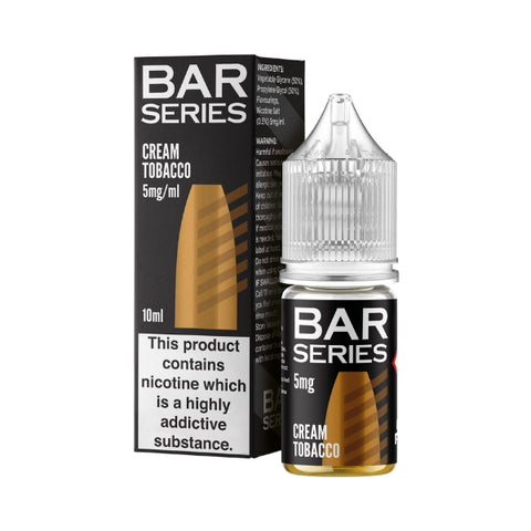 Cream Tobacco Nic Salt by Bar Series Core. - 10ml