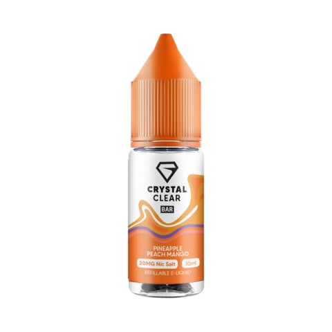 Pineapple Peach Mango Nic Salt by Crystal Clear Bar Salt. - 10ml