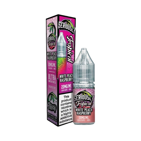 White Peach Raspberry Nic Salt by Seriously Tropical. - 10ml