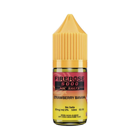 Elux Firerose 5000 V3 - Strawberry Banana 10ml (Nic Salt) 20MG 10ml - 20MG