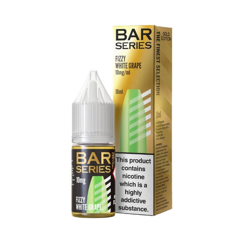 Fizzy White Grape Nic Salt by Bar Series Gold Edition. - 10ml