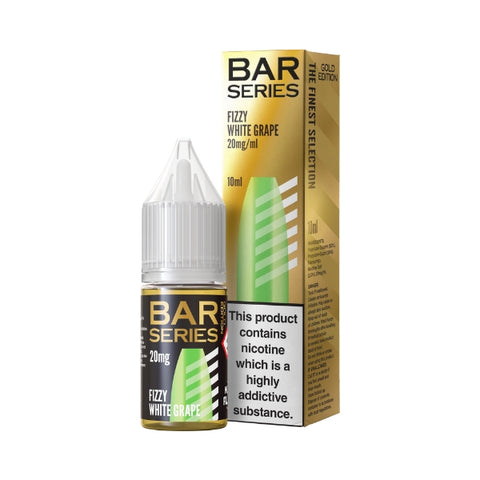 Fizzy White Grape Nic Salt by Bar Series Gold Edition. - 10ml