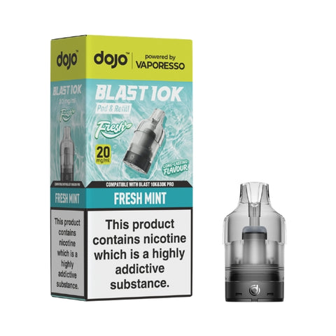 DOJO BLAST 10K Fresh Prefilled Pod by Vaporesso.