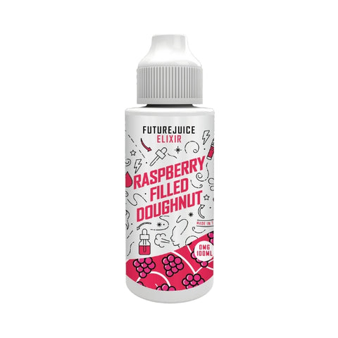 Raspberry Filled Doughnut Shortfill by Future Juice Elixir. - 100ml