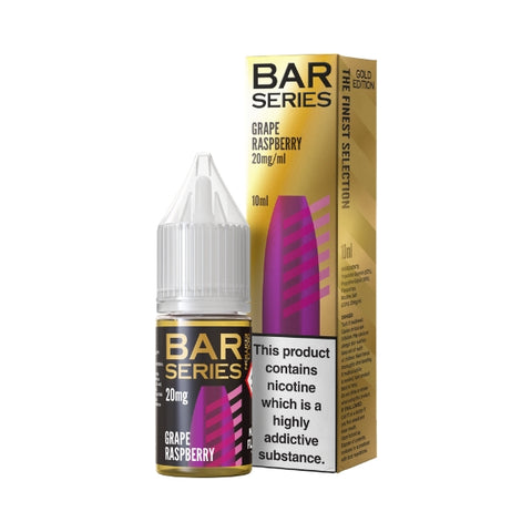 Grape Raspberry Nic Salt by Bar Series Gold Edition. - 10ml