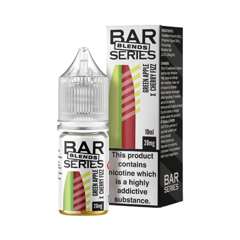 Green Apple x Cherry Fizz Nic Salt by Bar Series Blends. - 10ml