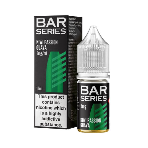 Kiwi Passion Guava Nic Salt by Bar Series Core. - 10ml