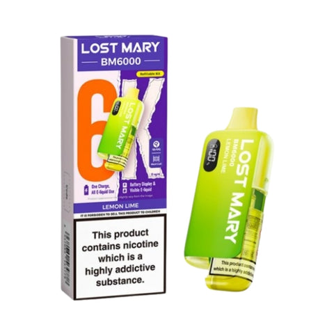 BM6000 Pre Filled Pod Kit by Lost Mary. - New