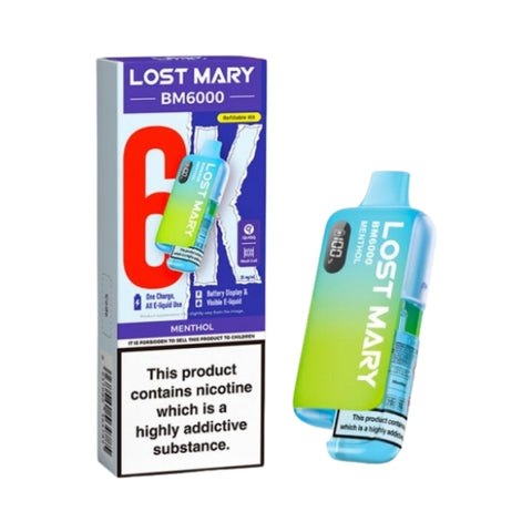 BM6000 Pre Filled Pod Kit by Lost Mary. - New