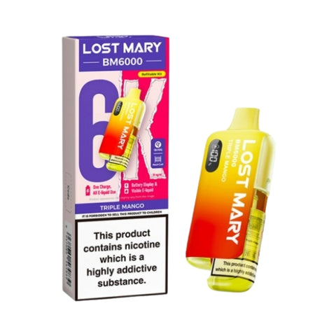 BM6000 Pre Filled Pod Kit by Lost Mary. - New