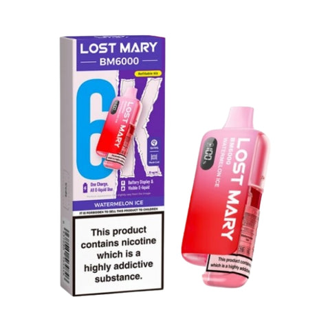 BM6000 Pre Filled Pod Kit by Lost Mary. - New