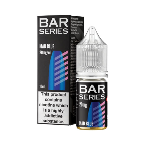 Mad Blue Nic Salt by Bar Series Core. - 10ml