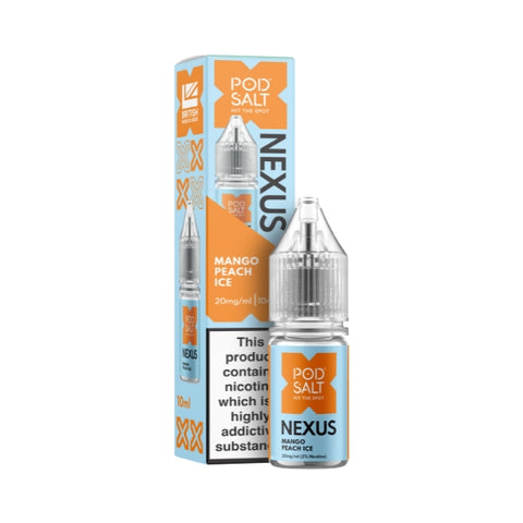 Mango Peach Ice Nic Salt by Pod Salt Nexus. - 10ml
