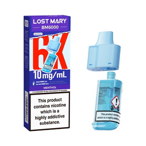 BM6000 Pod & Refill by Lost Mary. - New